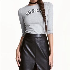 H&M LONG SLEEVE JERSEY TOP
